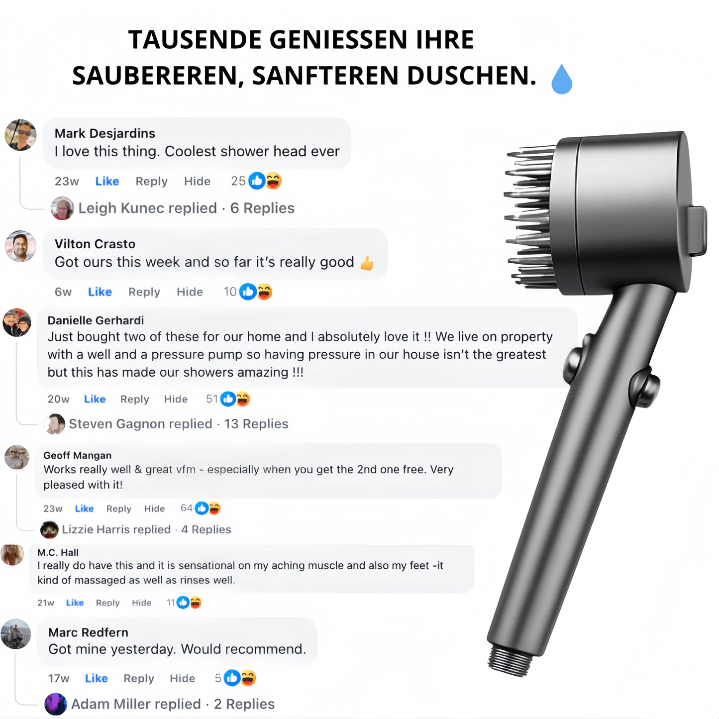 ZARK - DER GEFILTERTE DUSCHKOPF™